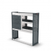 Top Tray Module  - 1050h x 1010w - 3 Drawer/ 2 Shelf Unit - (Optional Depths)